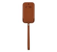 Image of Apple iPhone 12 mini Leather Sleeve with MagSafe , Saddle Brown